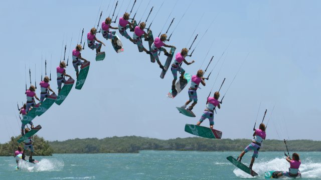 como saltar en kitesurf